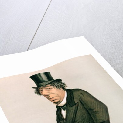 Disraeli, Benjamin: cartoon from Vanity Fair, Jan 30, 1869 by Carlo Pellegrini