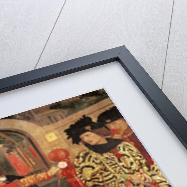 Plucking the Red and White Roses in the Old Temple Gardens, 1910 by Henry A. Payne