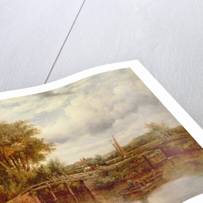 The Lock at Dedham by Frederick Waters Watts