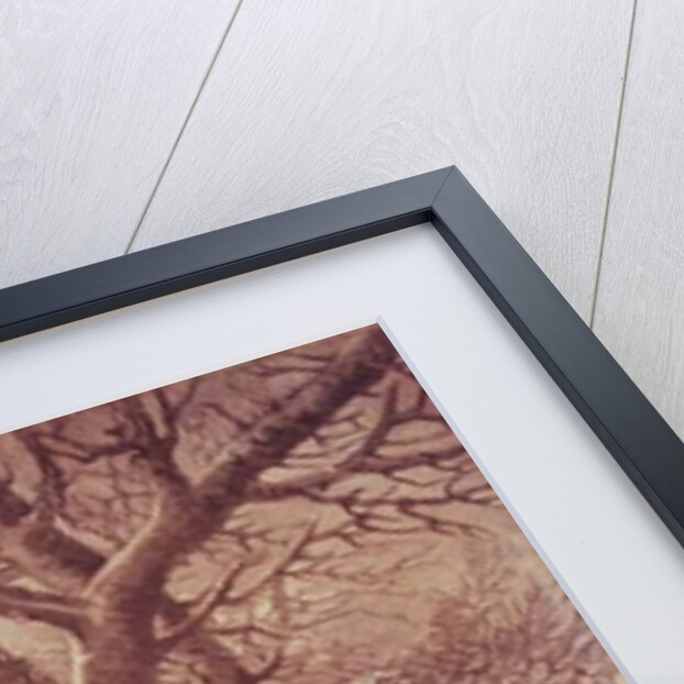 Gentleman and woman in a wintry scene by George Morland