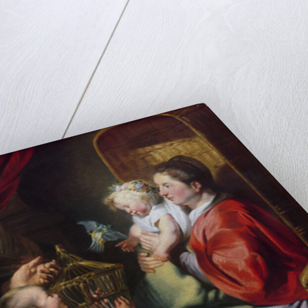 The Virgin and Child with SS Zacharias, Elizabeth and John the Baptist, c.1620 by Jacob Jordaens