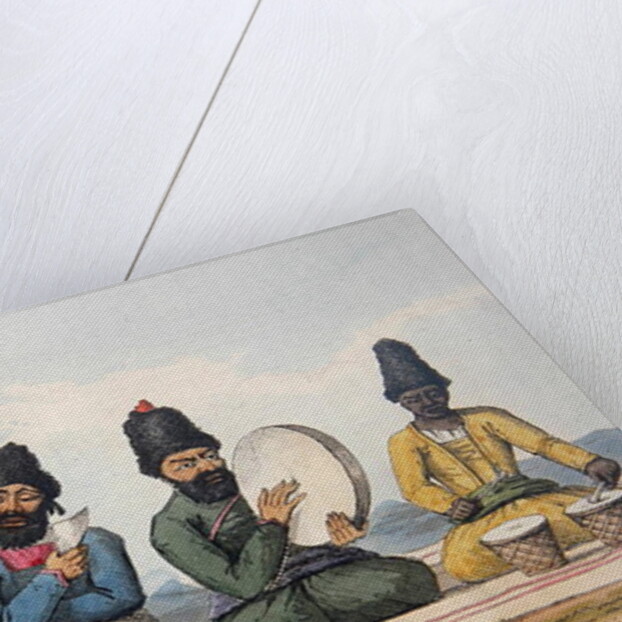 Persian Musicians from 'A Second Journey through Persia 1810-16' by James Justinian Morier