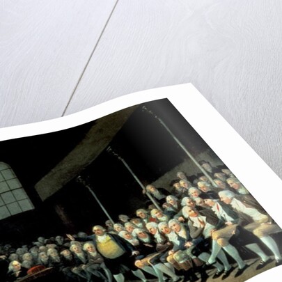 Charles James Fox Addressing the House of Commons during the Pitt Ministry by Anton Hickel