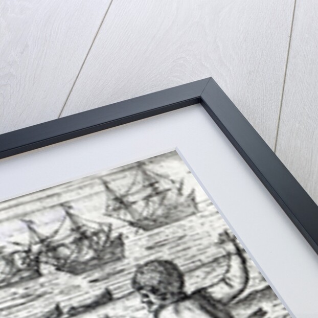 Sailors attacked by polar bears by Dutch School