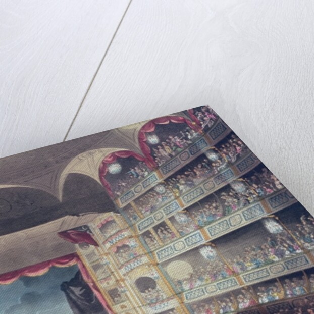 Interior of Drury Lane Theatre, 1808 by T. & Pugin A.C. Rowlandson