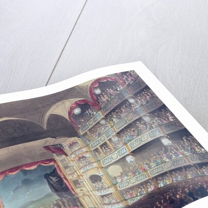 Interior of Drury Lane Theatre, 1808 by T. & Pugin A.C. Rowlandson