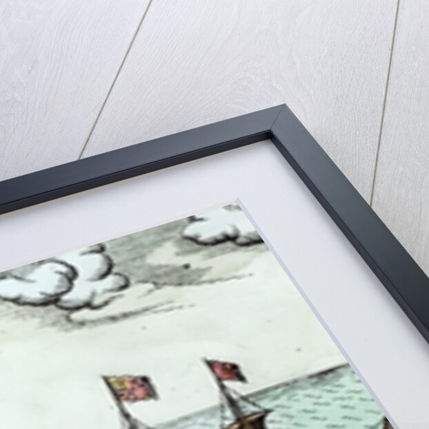 Capture Of Cagafuego, 1626 by Friedrich van Hulsen