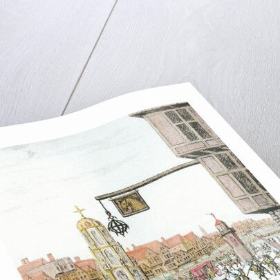 The Procession of Marie de Medici along Cheapside, 1638, published by William Herbert & Robert Wilkinson 1809 by English School