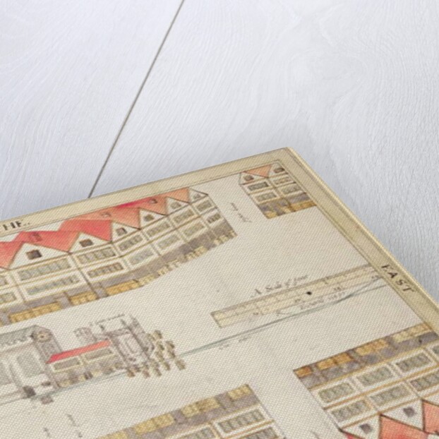 Map of Cheapside, London, 1585 by Ralph Treswell