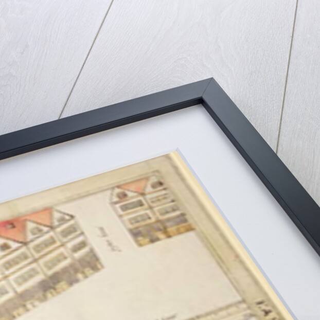 Map of Cheapside, London, 1585 by Ralph Treswell