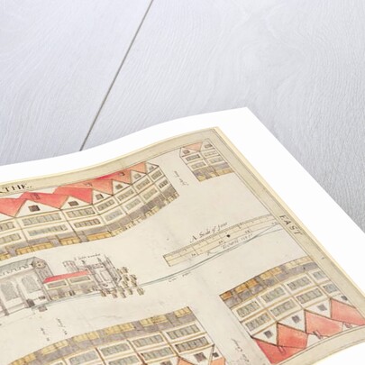 Map of Cheapside, London, 1585 by Ralph Treswell