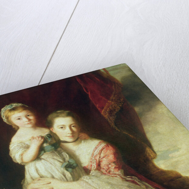 Georgiana, Countess Spencer with Lady Georgiana Spencer, 1759-61 by Joshua Reynolds