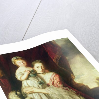 Georgiana, Countess Spencer with Lady Georgiana Spencer, 1759-61 by Joshua Reynolds