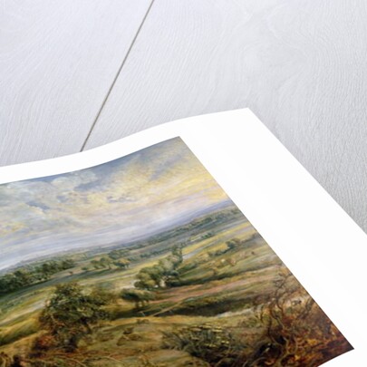 An Autumn Landscape with a view of Het Steen in the Early Morning, c.1636 by Peter Paul Rubens