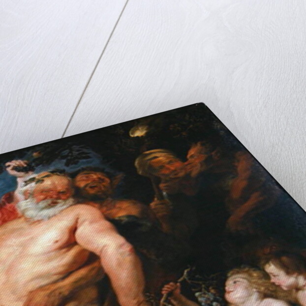 Drunken Silenus Supported by Satyrs, c.1620 by Peter Paul (studio of) Rubens