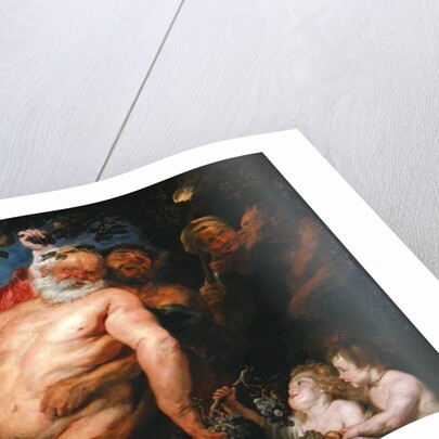 Drunken Silenus Supported by Satyrs, c.1620 by Peter Paul (studio of) Rubens
