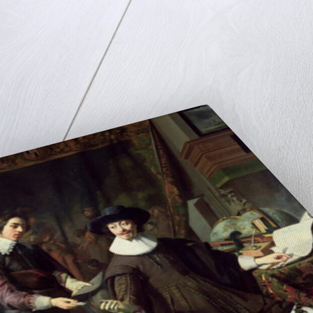 Constantijn Huygens and his clerk, 1627 by Thomas de Keyser