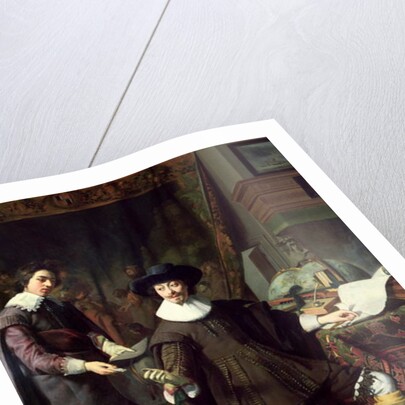 Constantijn Huygens and his clerk, 1627 by Thomas de Keyser