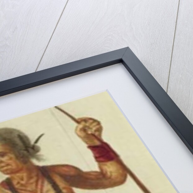 Indian in Body Paint by John (after) White