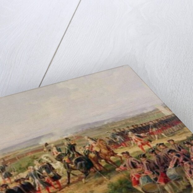 Battle of Fontenoy, 11 May 1745: the French and Allies confronting each other by Felix Philippoteaux