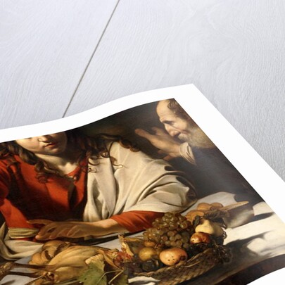 The Supper at Emmaus, 1601 by Michelangelo Merisi da Caravaggio