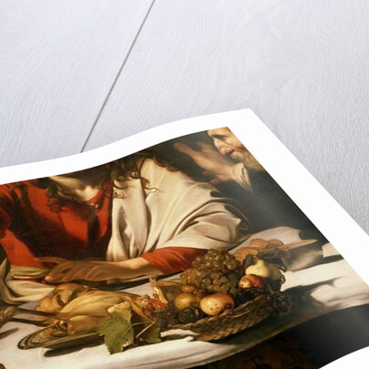 The Supper at Emmaus, 1601 by Michelangelo Merisi da Caravaggio