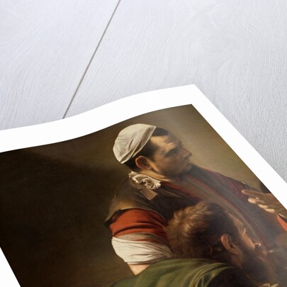 The Supper at Emmaus, 1601 by Michelangelo Merisi da Caravaggio