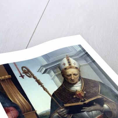 The Madonna and Child with St. John the Baptist and St. Nicholas of Bari, 1505 by Raphael