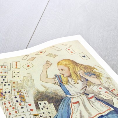 The Shower of Cards by John Tenniel