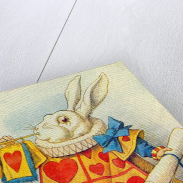 Le lapin blanc, illustration tirée de « Alice au pays des merveilles » de Lewis Carroll by John Tenniel