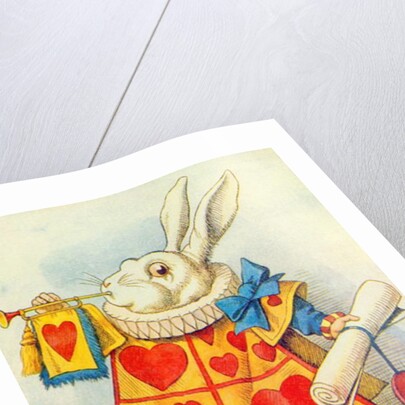 Le lapin blanc, illustration tirée de « Alice au pays des merveilles » de Lewis Carroll by John Tenniel