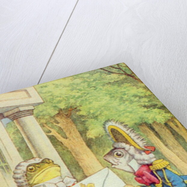 The Fish-Footman Delivering an Invitation to the Duchess by John Tenniel