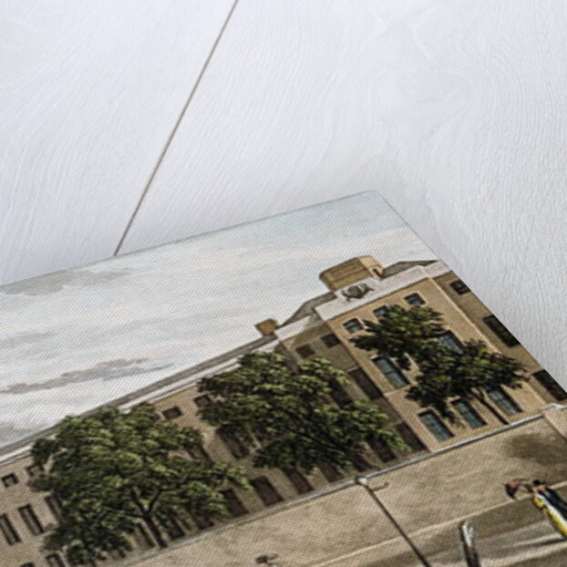 New Bethlem Hospital, St. George's Fields by English School