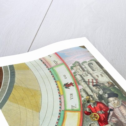 Tycho Brahe by Andreas Cellarius