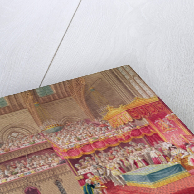 Procession of the Dean and Prebendaries of Westminster bearing the Regalia by Charles (after) Wild