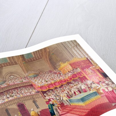 Procession of the Dean and Prebendaries of Westminster bearing the Regalia by Charles (after) Wild