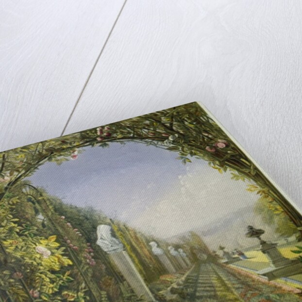 The Trellis Window, Trentham Hall Gardens by E. Adveno Brooke