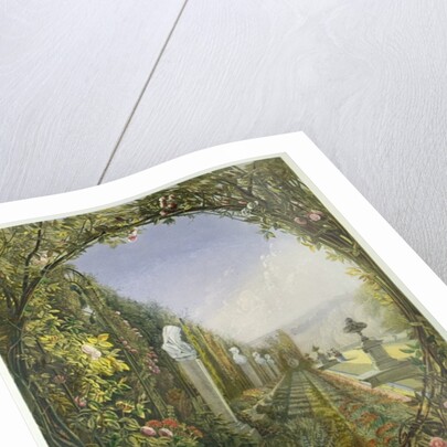 The Trellis Window, Trentham Hall Gardens by E. Adveno Brooke