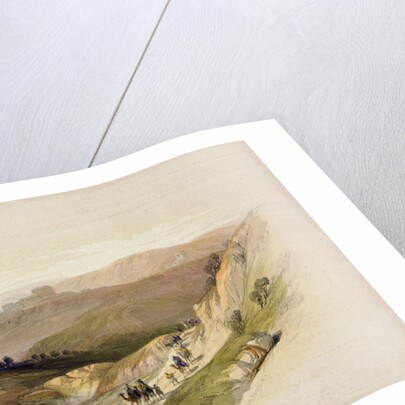 Ruins of Semua, 16th March 1839 from Volume 1 of 'The Holy Land'; engraved by Louis Haghe published in London, 1842 by David (after) Roberts