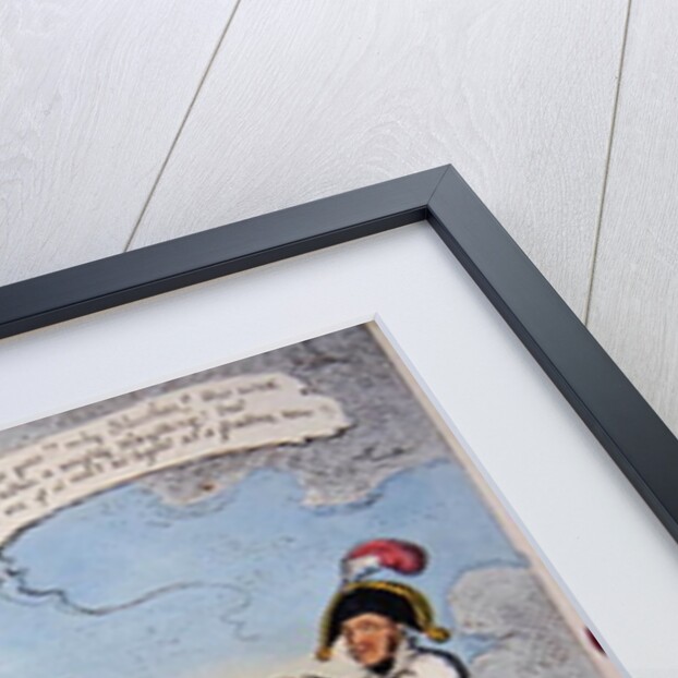 The Corsican Shuttlecock, 1814 by George Cruikshank