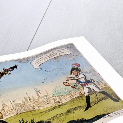 The Corsican Shuttlecock, 1814 by George Cruikshank