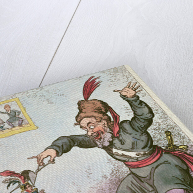 Snuffing out Boney, 1814 by George Cruikshank