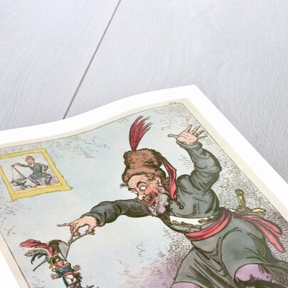 Snuffing out Boney, 1814 by George Cruikshank