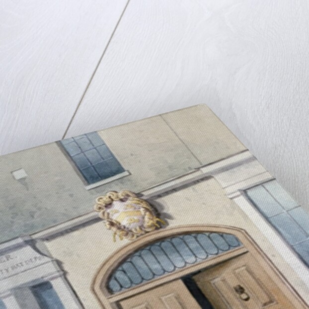 The Entrance to Coachmakers Hall, 1854 by Thomas Hosmer Shepherd