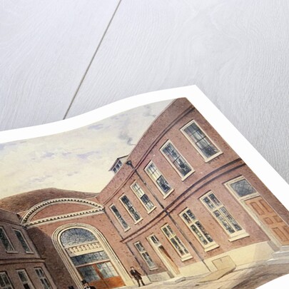 The Inner Court of Girdlers Hall Basinghall Street, 1853 by Thomas Hosmer Shepherd