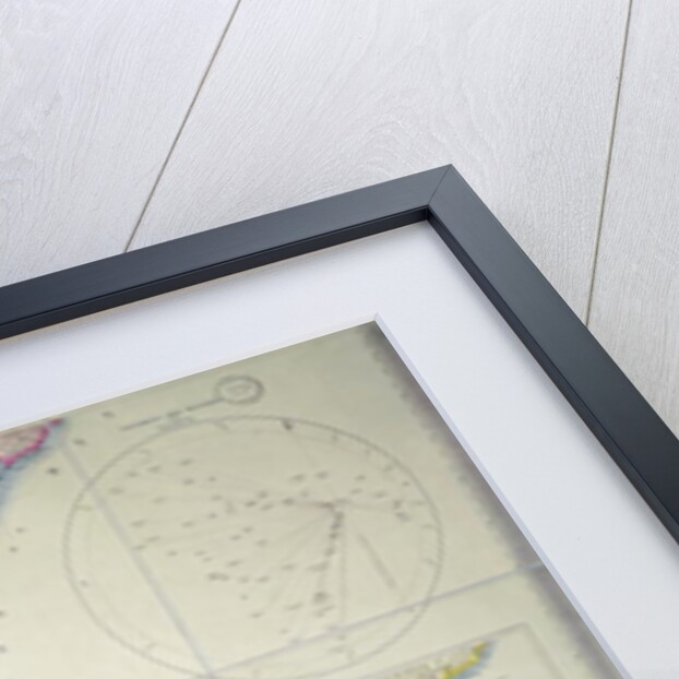 Map of British Southern India, 1872 by English School