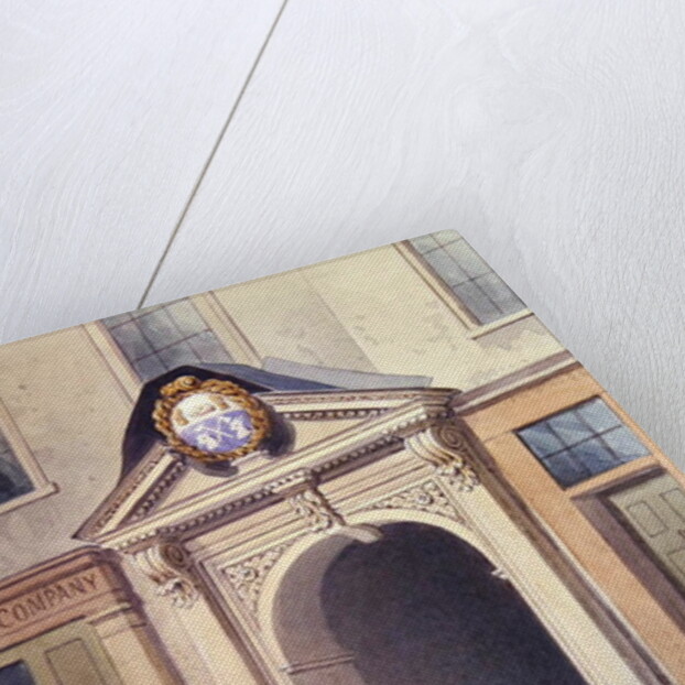 The Entrance to Butchers' Hall, 1855 by Thomas Hosmer Shepherd