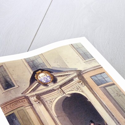 The Entrance to Butchers' Hall, 1855 by Thomas Hosmer Shepherd