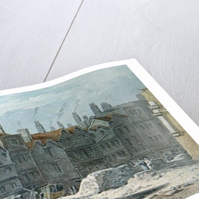 View of the Remains of Old London Wall, 1817 by Robert Blemell Schnebbelie