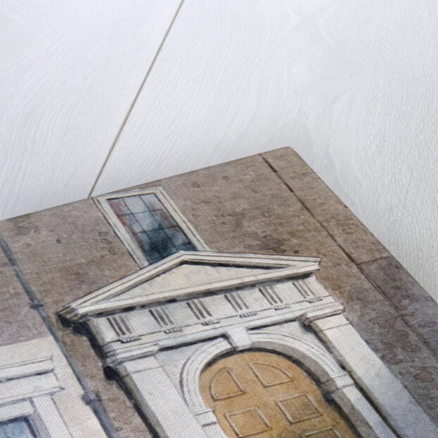 The Entrance to Masons' Hall, 1854 by Thomas Hosmer Shepherd